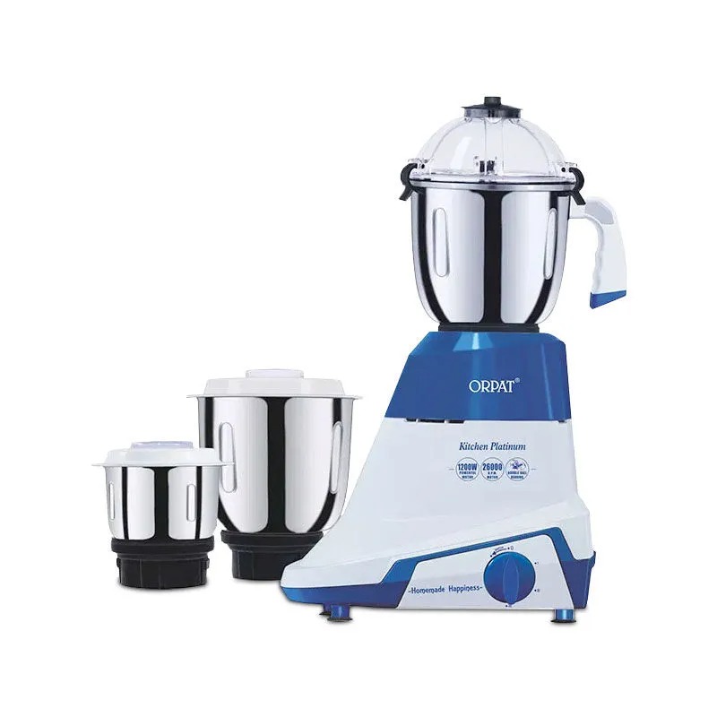 Picture of Portable Durable Household Orpat Kitchen Platinum 1200 - Watt Mixer Grinder & Blender for Home with powerful Motor