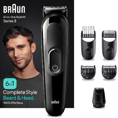 Picture of Braun MGK3410 All-in-One Style Kit Hair, and Beard Trimmer for Men