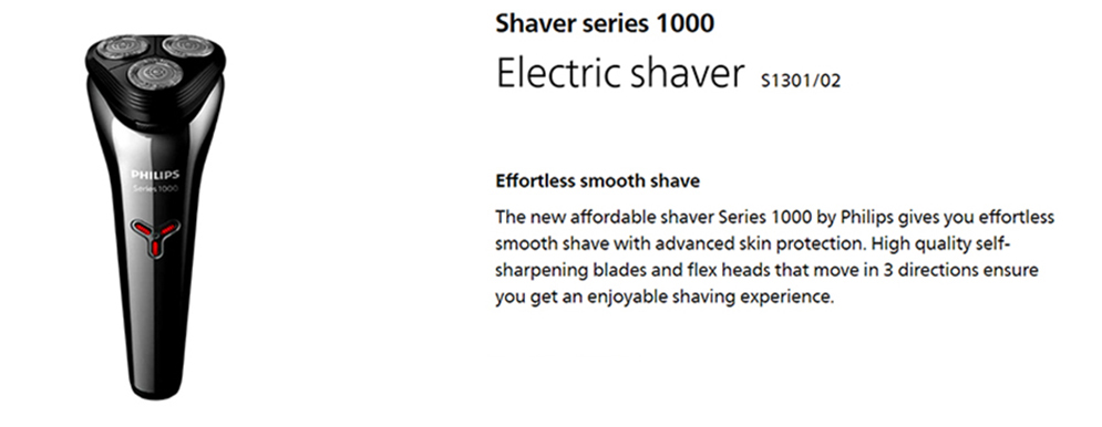 Picture of Philips S1301/02 Electric Shaver Series 1000 for Men