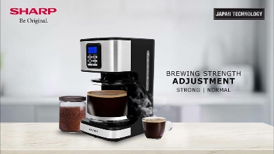 Picture of Sharp HM-DX41-S3 Drip Coffee and Espresso Programmable Coffee Maker