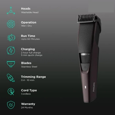 Picture of Philips BT3415/15 Beard Trimmer Series 3000 for Men