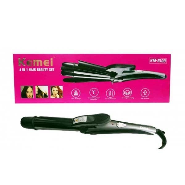 Picture of Kemei 2109 4 In 1 Hair Beauty Set Straightener