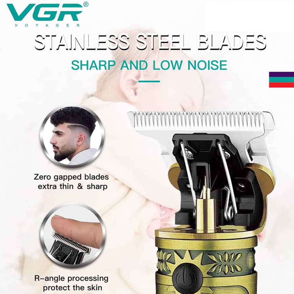 Picture of VGR V-228 Cordless Hair Clipper and Beard Trimmer with Digital Display for Men