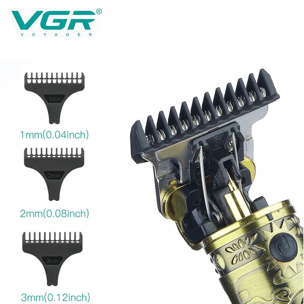 Picture of VGR V-228 Cordless Hair Clipper and Beard Trimmer with Digital Display for Men