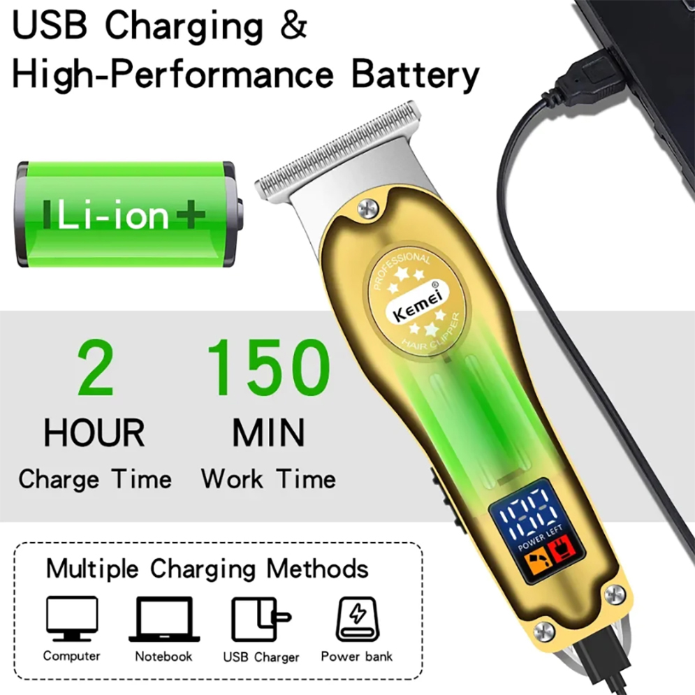 Picture of Kemei KM-678 Beard Trimmer and Hair Clipper for Men