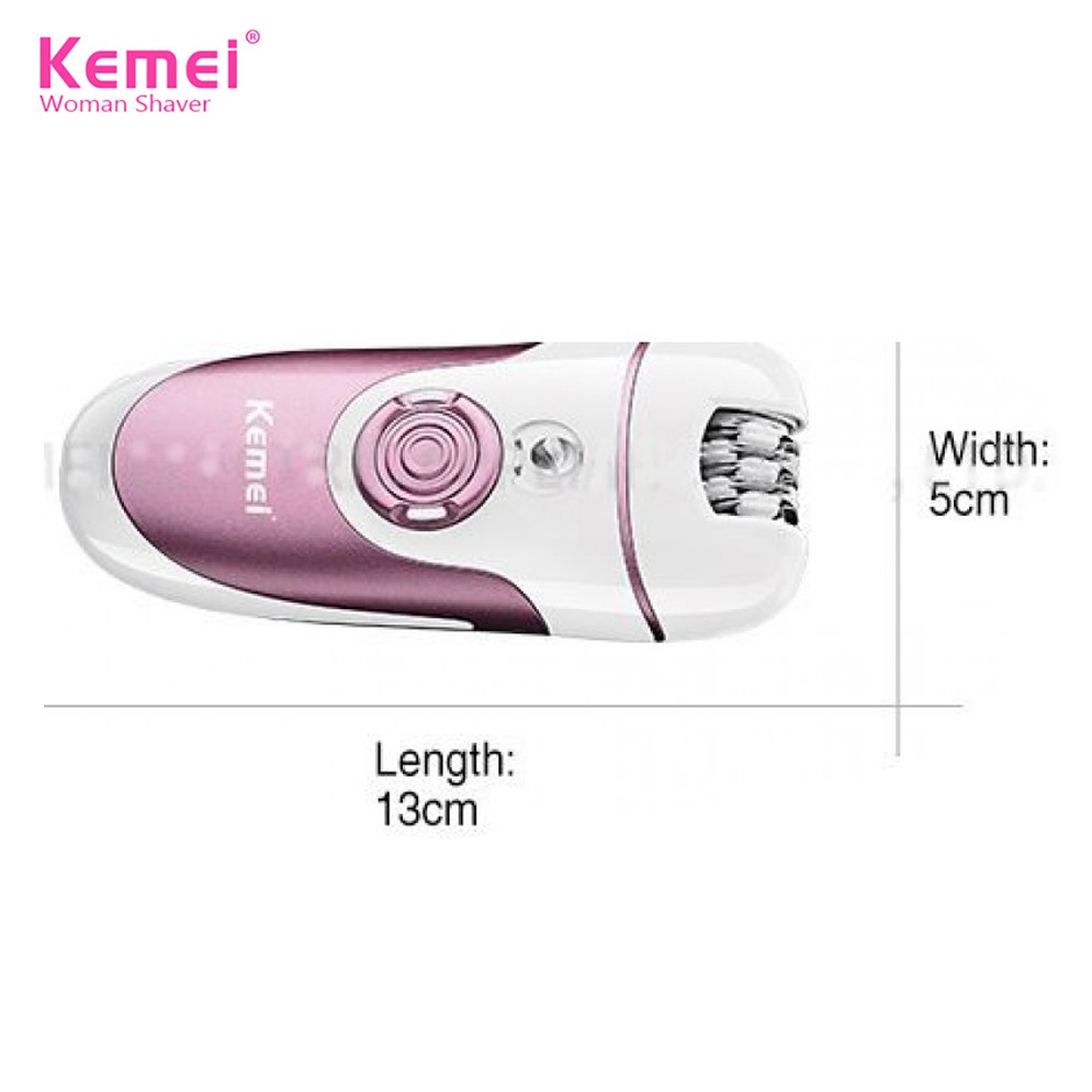 Picture of Kemei KM-1307 Beauty Tools Kit 4-in-1 Epilator, Shaver, and Feet Care for Women