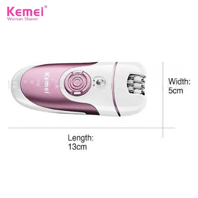 Picture of Kemei KM-1307 Beauty Tools Kit 4-in-1 Epilator, Shaver, and Feet Care for Women