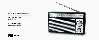 Picture of Panasonic RF-562DD2 Portable FM/MW/SW 3-Band Reception and Radio