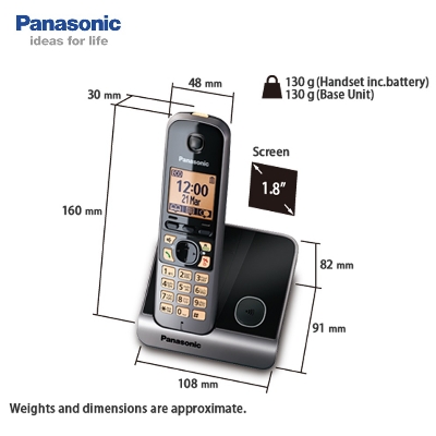 Picture of Panasonic KX-TG6711 Digital Cordless Telephone