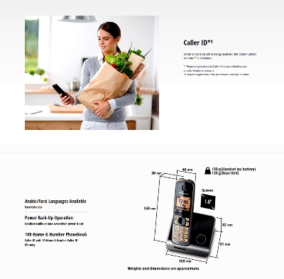 Picture of Panasonic KX-TG6711 Digital Cordless Telephone