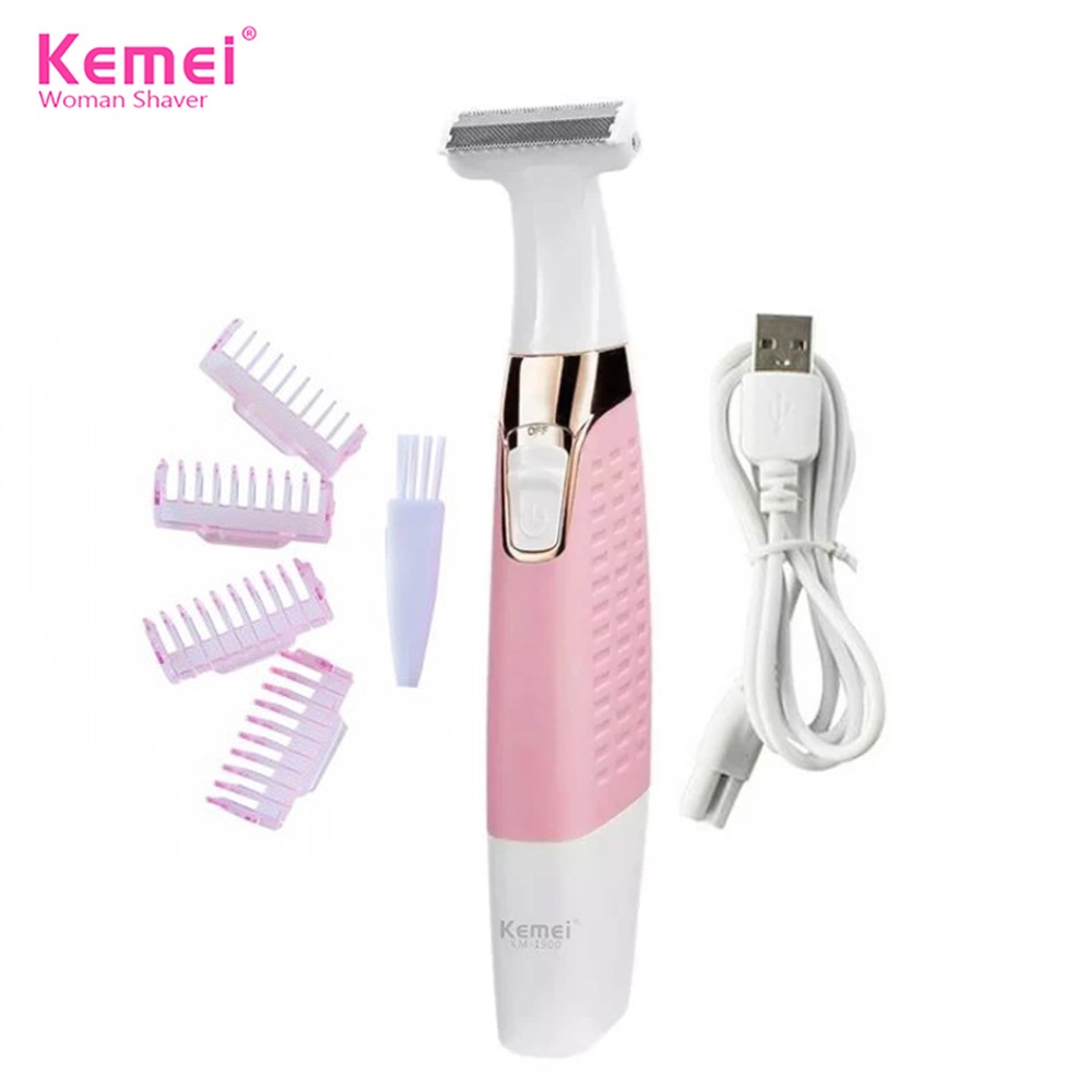 Picture of Kemei KM-1900 Eyebrow and Facial Trimmer Wet & Dry for Women