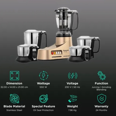 Picture of Panasonic MX-AC560 9-in-1 Super Mixer Grinder