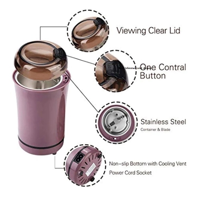 Picture of Electric Multifunctional Coffee and Spice Grinder-Model-W8801