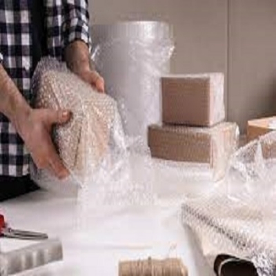 Picture of Bubble Wrap Industrial Packaging Material Single Side Bubble 90 miter