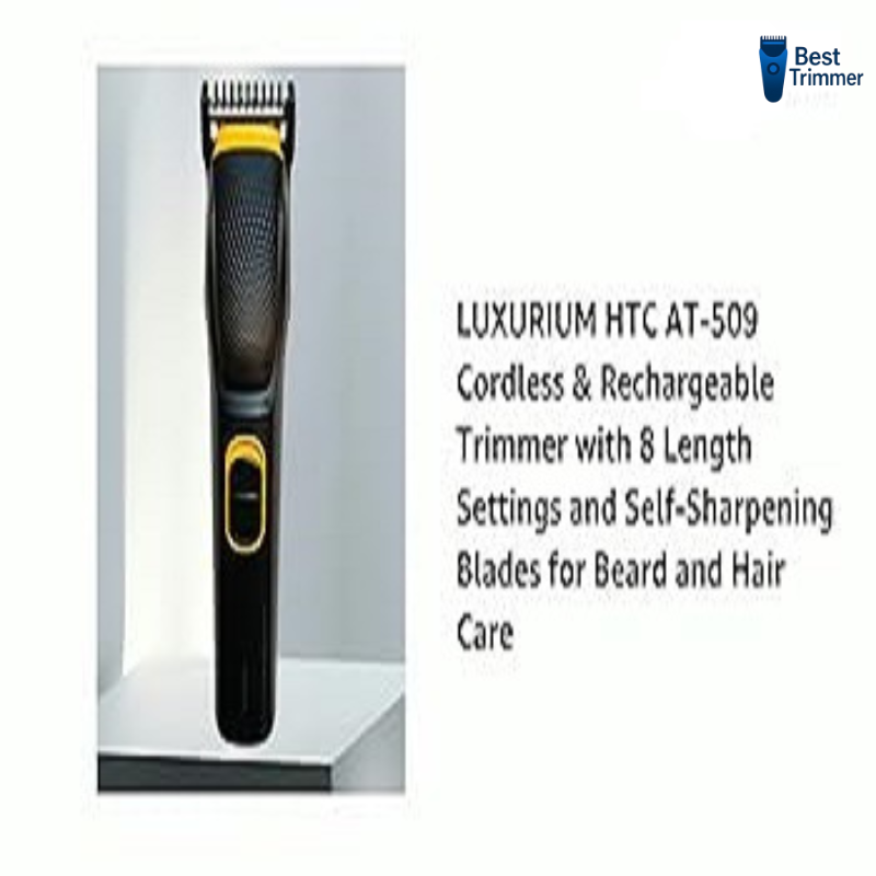 Picture of HTC AT-509 Rechargeable Hair and Beard Trimmer for Men