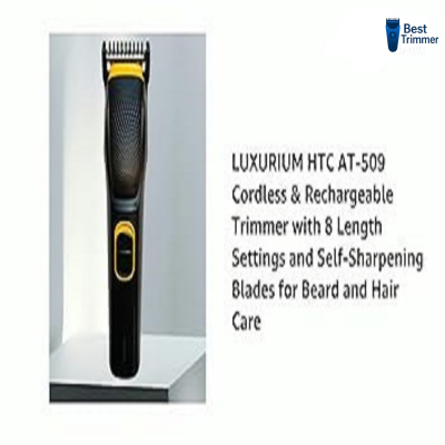 Picture of HTC AT-509 Rechargeable Hair and Beard Trimmer for Men