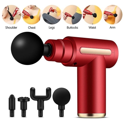 Picture of Portable mini massager deep tissue Therapy to relieve muscle soreness, used for athletes, percussion muscle massager and back massager