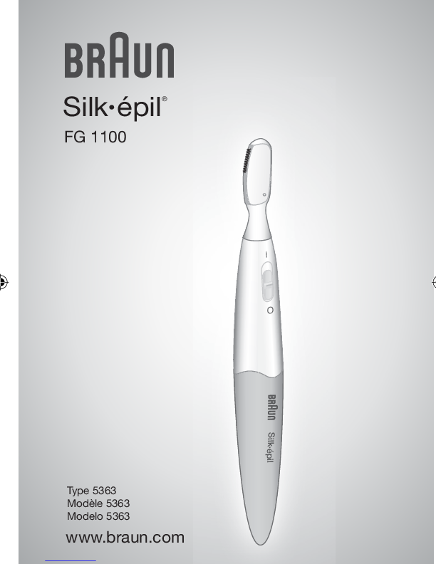 Picture of BRAUN 5363 Mini Precision Trimmer Instruction Manual