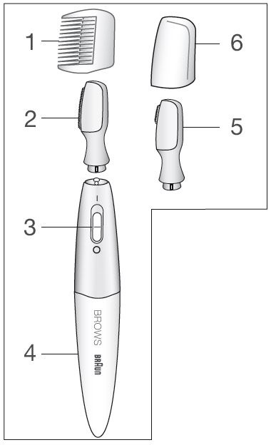 Picture of BRAUN 5363 Mini Precision Trimmer Instruction Manual