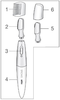 Picture of BRAUN 5363 Mini Precision Trimmer Instruction Manual