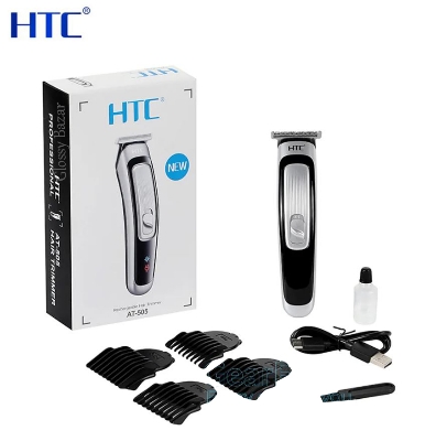 Picture of HTC AT-505 Hair Clipper and Beard Trimmer for Men 4 Lengh Comb ,USB C type Charging System