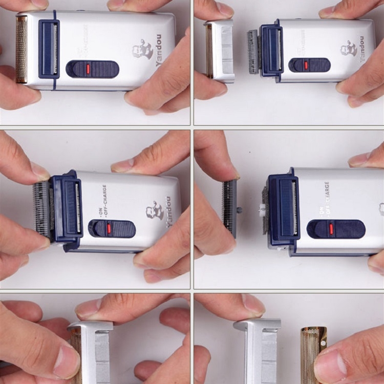 Picture of Yandou SC-W316U Shaver Men Electric Rechargeable Reciprocating Razor With Temple Trimmer CN Plug