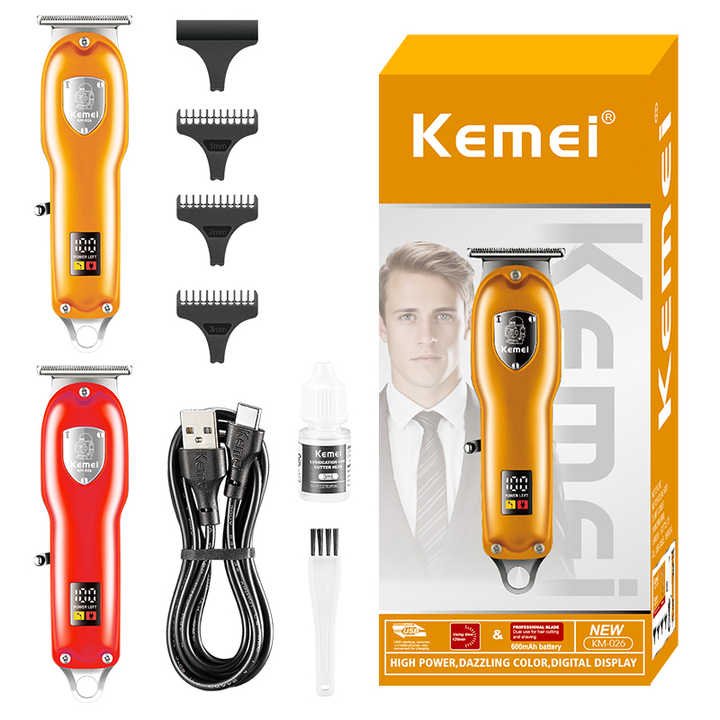 Picture of KEMEI KM-026 Manufacturer Hair Trimmers & Clippers Barber Trimmer Cordless Hair Trimmer Hair Cutting Clipper