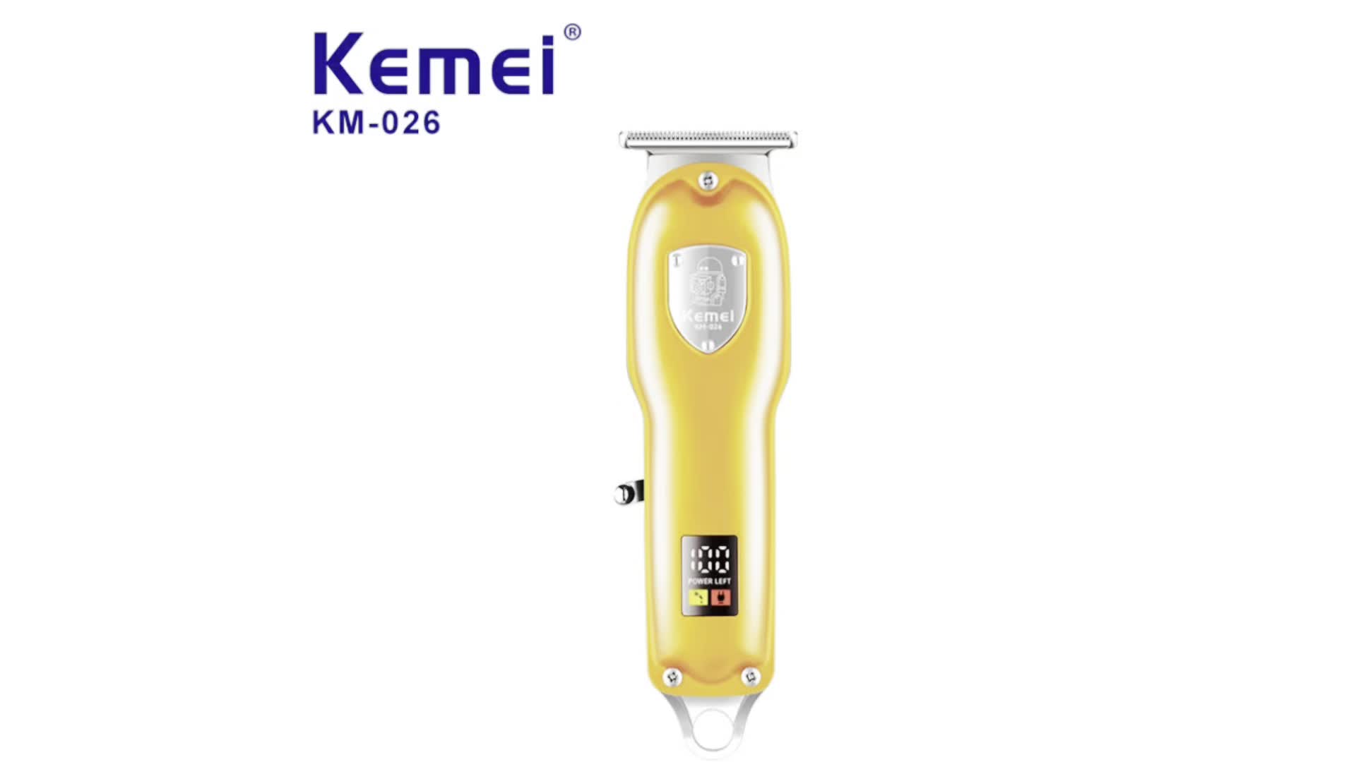 Picture of KEMEI KM-026 Manufacturer Hair Trimmers & Clippers Barber Trimmer Cordless Hair Trimmer Hair Cutting Clipper