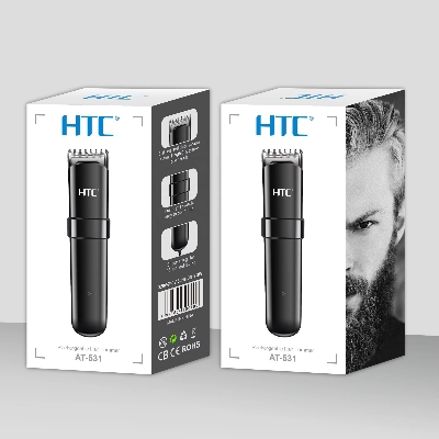 Picture of HTC AT-531 Rechargeable Hair Trimmer USB Charge Beard Trimmer Senior Design Men Hair Cutting