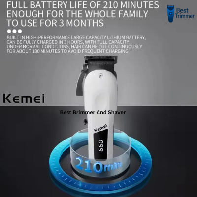 Picture of Kemei KM-807 Professional Hair Clipper and Beard Trimmer Salon Series for Men