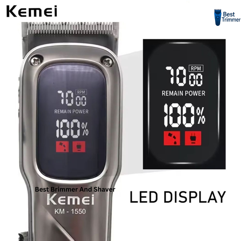Picture of Kemei KM-1550 Professional Hair Clipper and Beard Trimmer Salon Series for Men