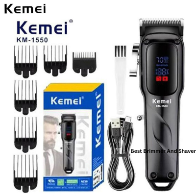 Picture of Kemei KM-1550 Professional Hair Clipper and Beard Trimmer Salon Series for Men