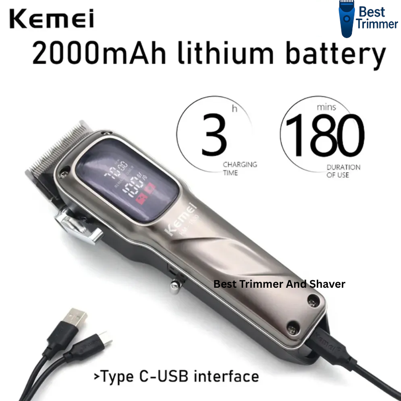 Picture of Kemei KM-1550 Professional Hair Clipper and Beard Trimmer Salon Series for Men