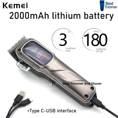 Picture of Kemei KM-1550 Professional Hair Clipper and Beard Trimmer Salon Series for Men