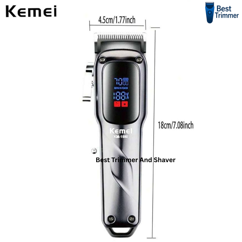 Picture of Kemei KM-1550 Professional Hair Clipper and Beard Trimmer Salon Series for Men