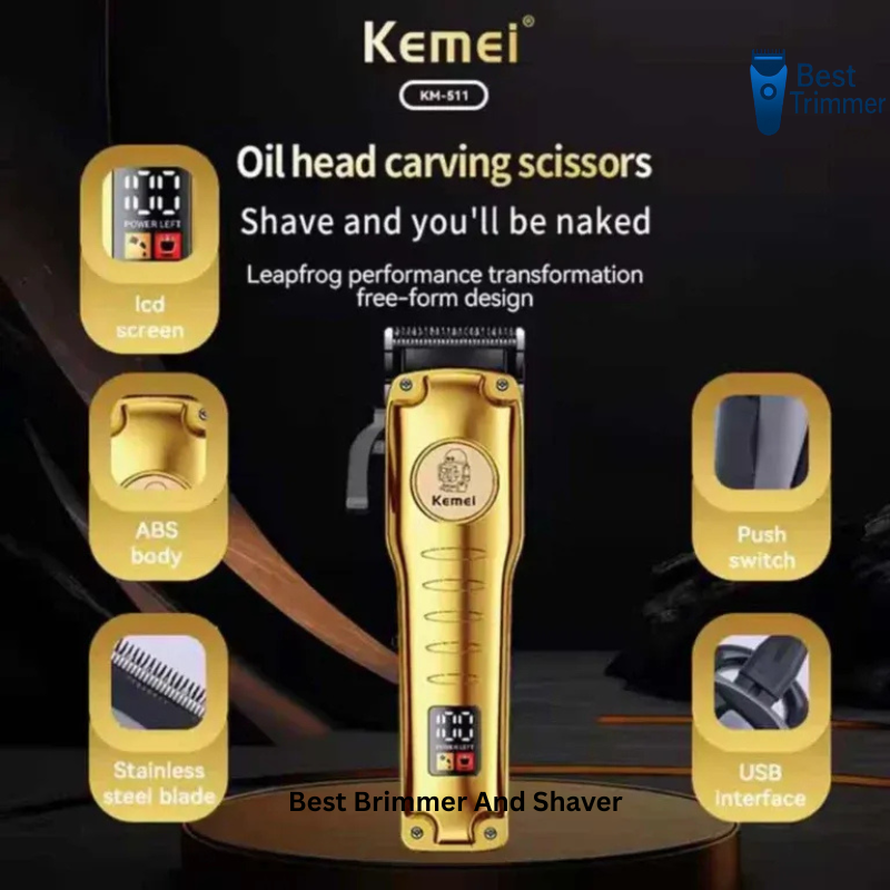 Picture of Kemei KM-511 Trimmer – Compact Grooming Tool for Men