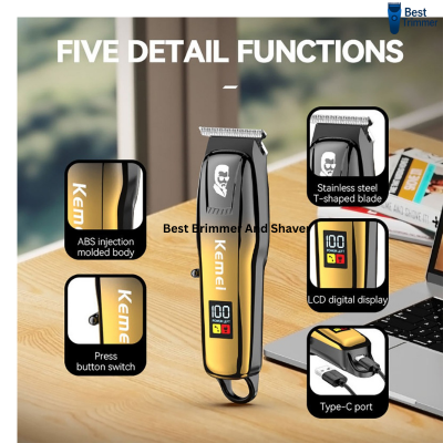 Picture of Kemei KM-J03 Professional Hair Clipper and Beard Trimmer for Men