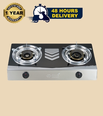 Picture of Gazi Double  Burner Gas Stove Stainless Steel GST-215C