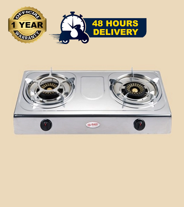 Picture of Gazi Double  Burner NG Gas Stove Stainless Steel GST 205C