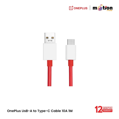 Picture of OnePlus USB-A to Type-C 10A  Cable 1M EU (Red)