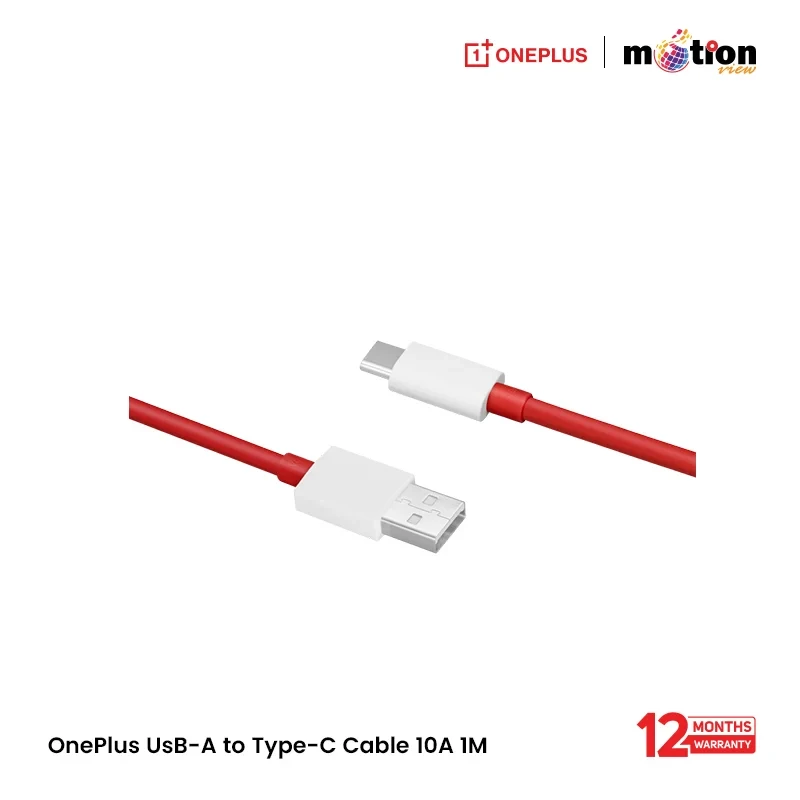 Picture of OnePlus USB-A to Type-C 10A  Cable 1M EU (Red)