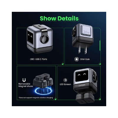 Picture of UGREEN CD359 Uno RG 30W USB-C PD GaN Fast Charger (15550)
