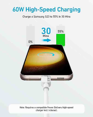 Picture of Anker 310 USB-C to USB-C Cable (3ft)