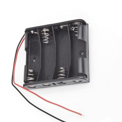 Picture of প্লাস্টিকের ব্যাটারি স্টোরেজ কেস বক্স হোল্ডার 4 x aa - 6 volt battery