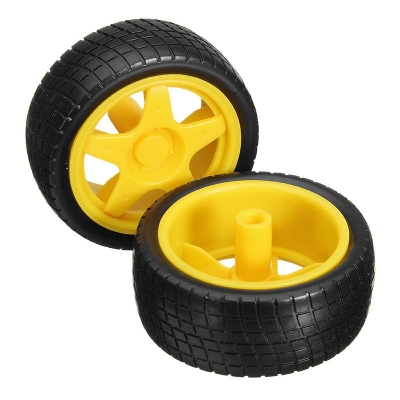 Picture of Robotic Tire Wheel Motor Wheels Smart Car Chassis Robot Remote Control Car Wheels For Arduino DIY Kit