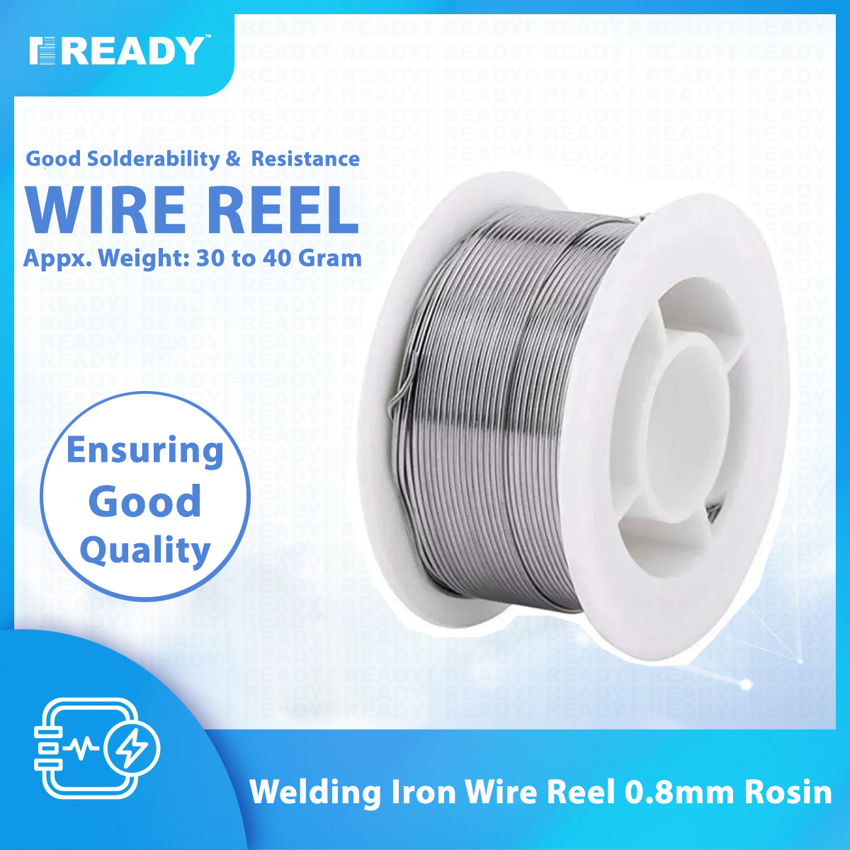 Picture of Welding Iron Wire Reel 0.8mm Rosin Core Flux Solder Wire Reel