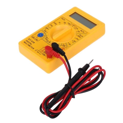 Picture of LCD DT838 - Digital Multimeter - AC DC - Overload Protection on All Ranges - Low Battery Voltage Indication - Volt Ohm Tester