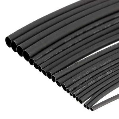 Picture of Heat Shrink Tube- 4mm, Black (1 Meter)