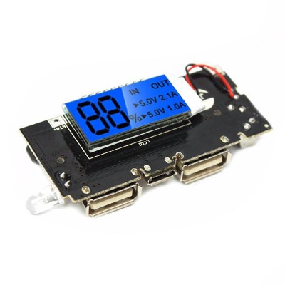 Picture of Dual USB 5V 1A 2.1A Mobile Power Bank 18650 Battery Charger PCB Module Board