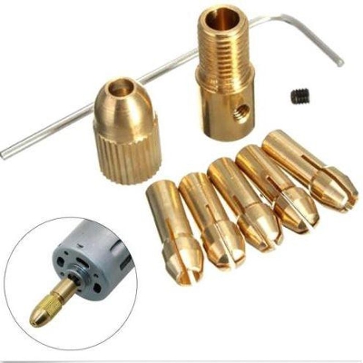 Picture of Small Drill Chuck (0.5 to 3mm bit)- Golden